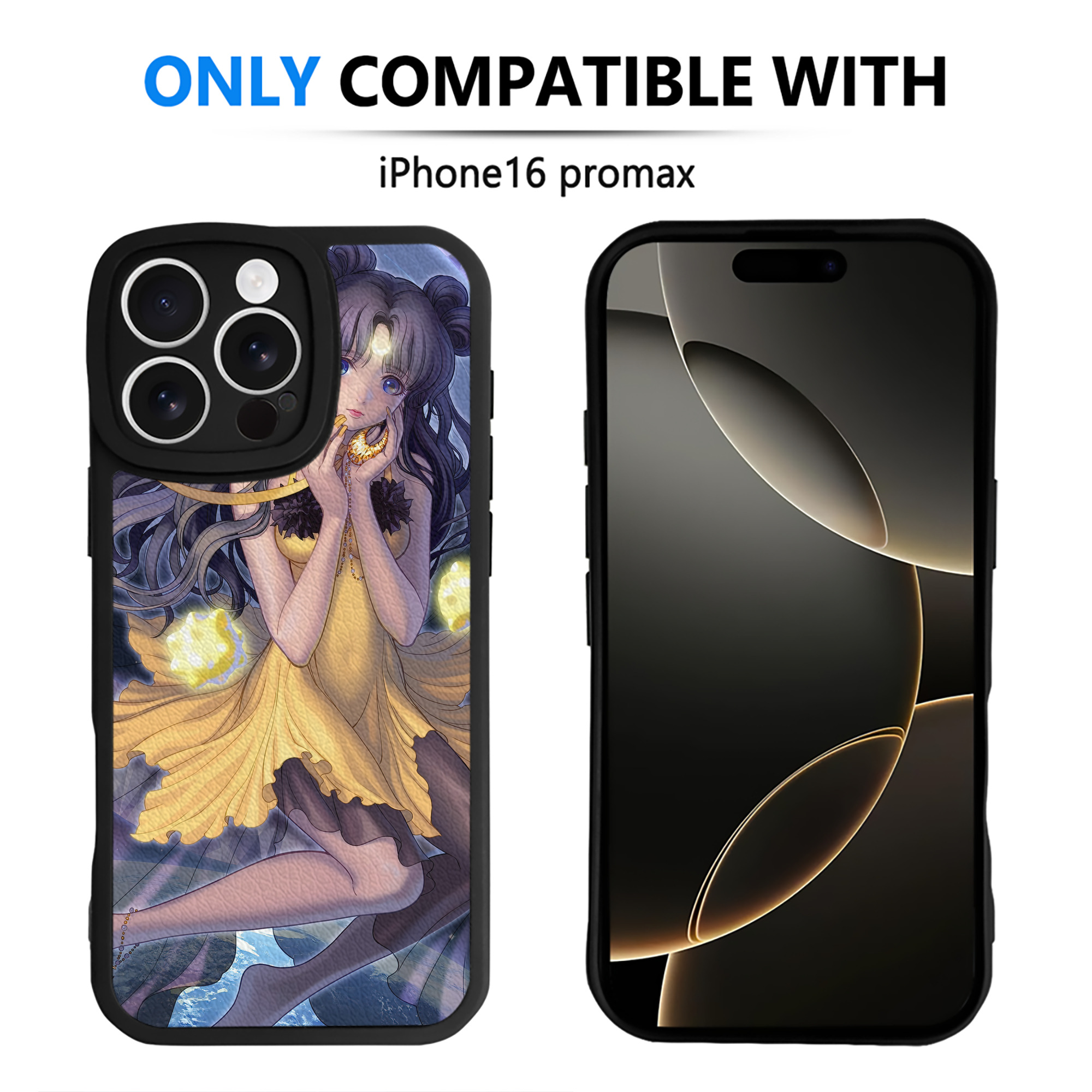 （画像用） 美少女戦士セーラームーン Sailor Moon 【iPhone 16シリーズ対応】シリコンスマホケース（レザー調） 材質：シリコン